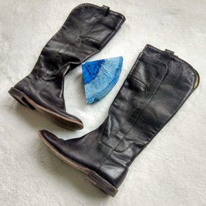 FRYE Paige Tall Riding boots dark brown 77535